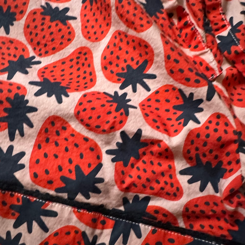 Strawberry Print Pajama Set - Picture 4 of 4